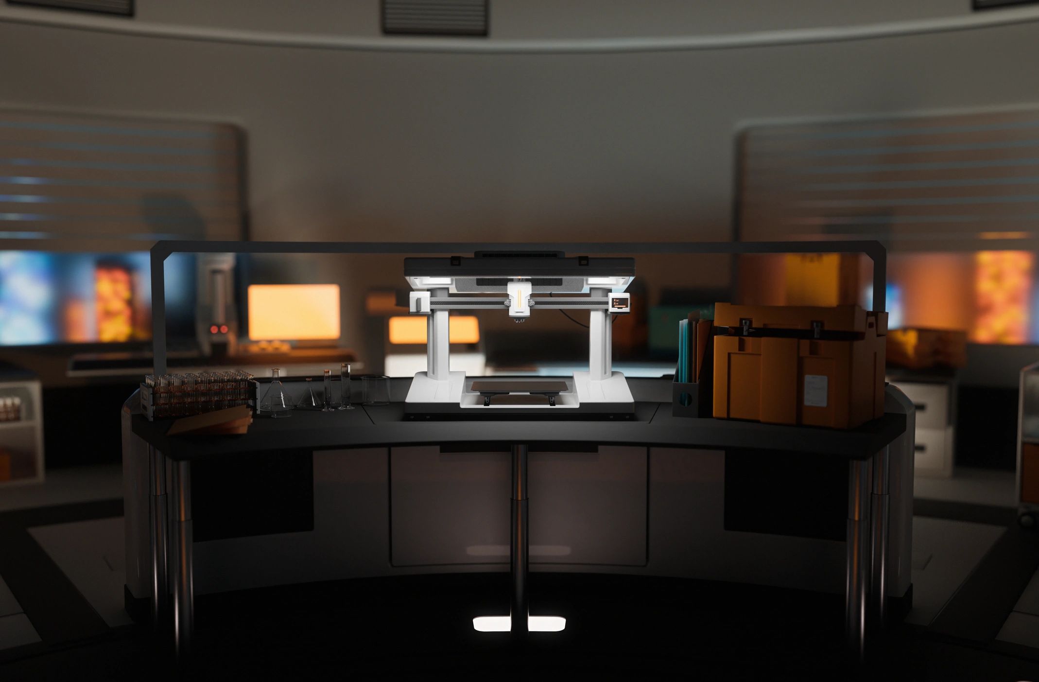 Advanced printing equipment representing production quality